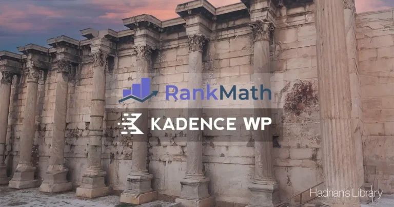 RankMath SEO and Kadence Theme